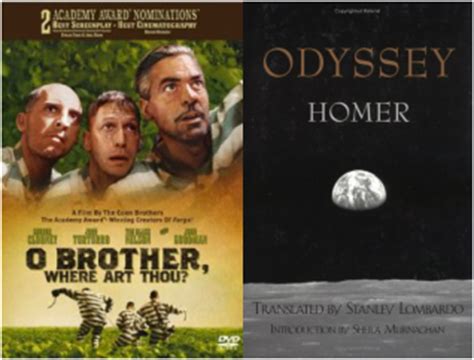 o brother where art thou odyssey parallels - the quest for self-discovery in literature